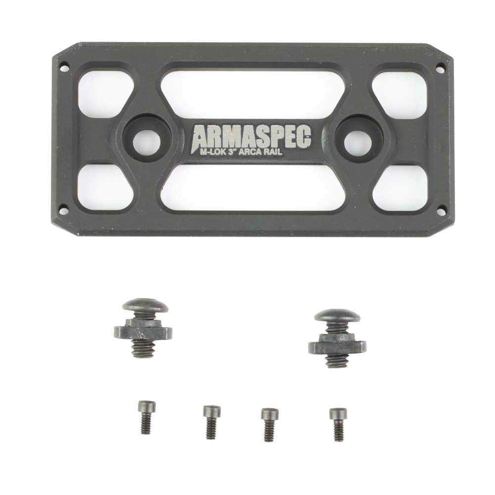 ARMASPEC M-LOK TO ARCA RAIL 3" BLK