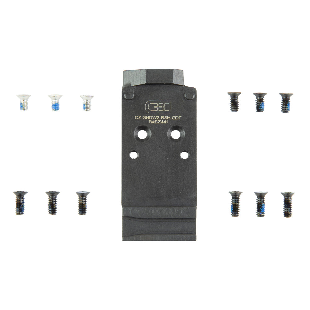 C&H PLT CZ SHDW 2 OR TO RMR W/DT ST