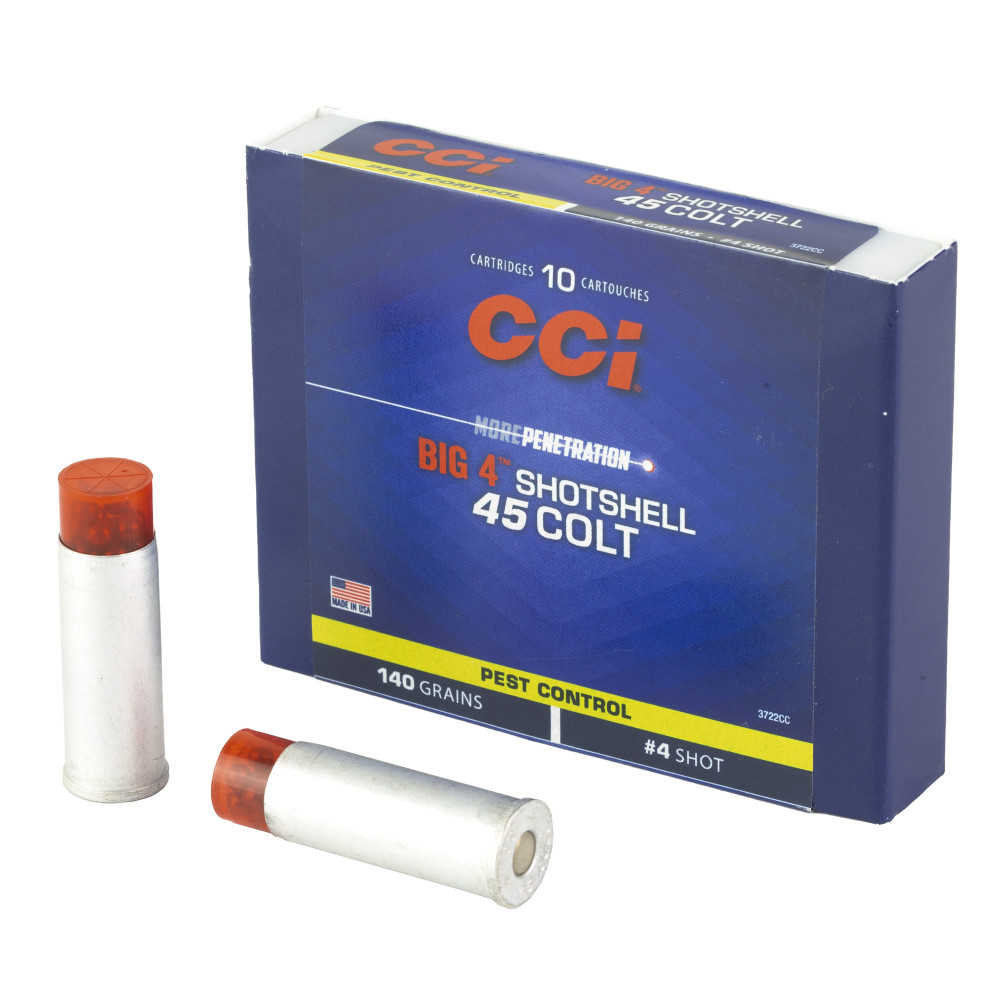 CCI 45 COLT #4 SHOTSHELL10/200