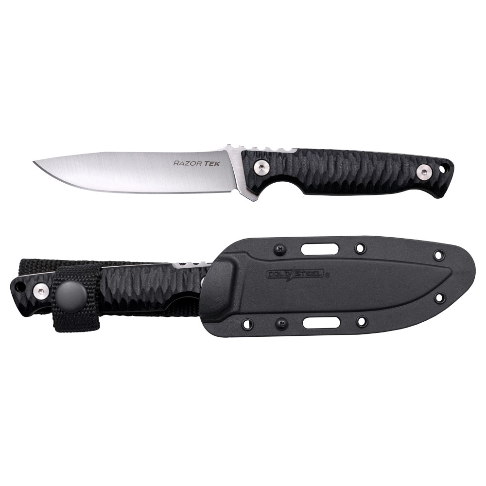 COLD STL RAZORTEK 4" BLK W/SHEATH
