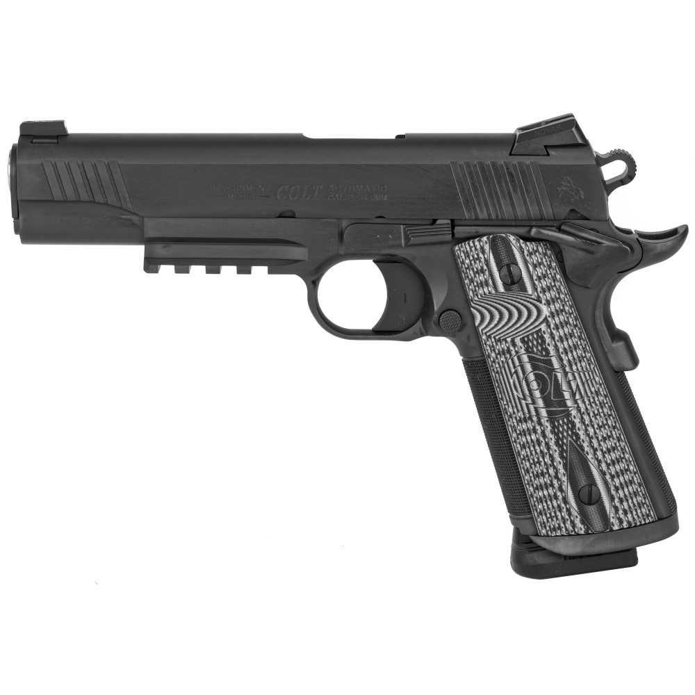 COLT CCU RAIL GUN 9MM 5" 9RD BLK