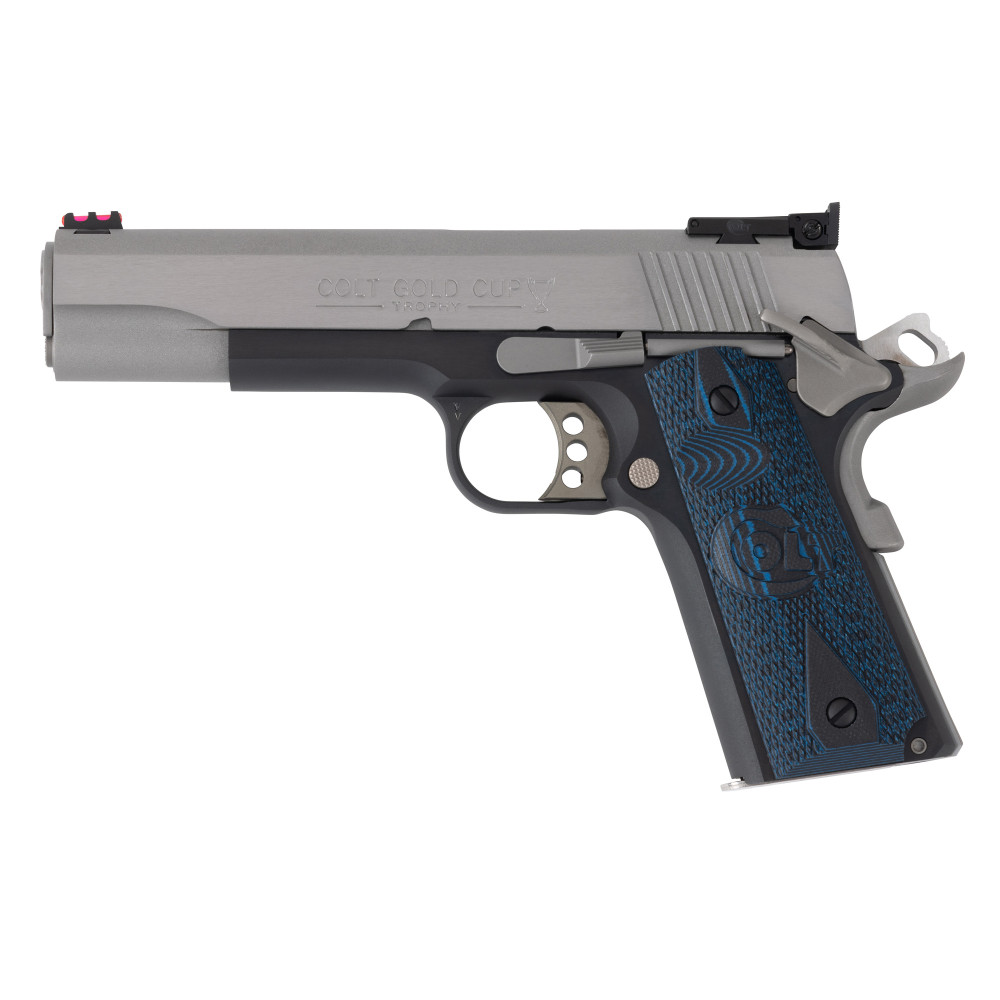 COLT GOLD CUP LT 45 ACP 5" 8RD BL/SS