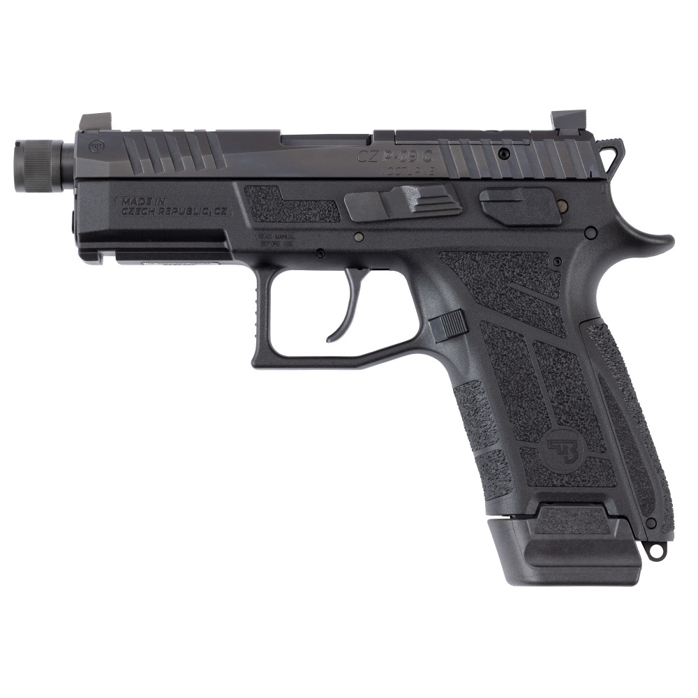 CZ P-09C NOCTURNE 9MM 17RD BLK TB