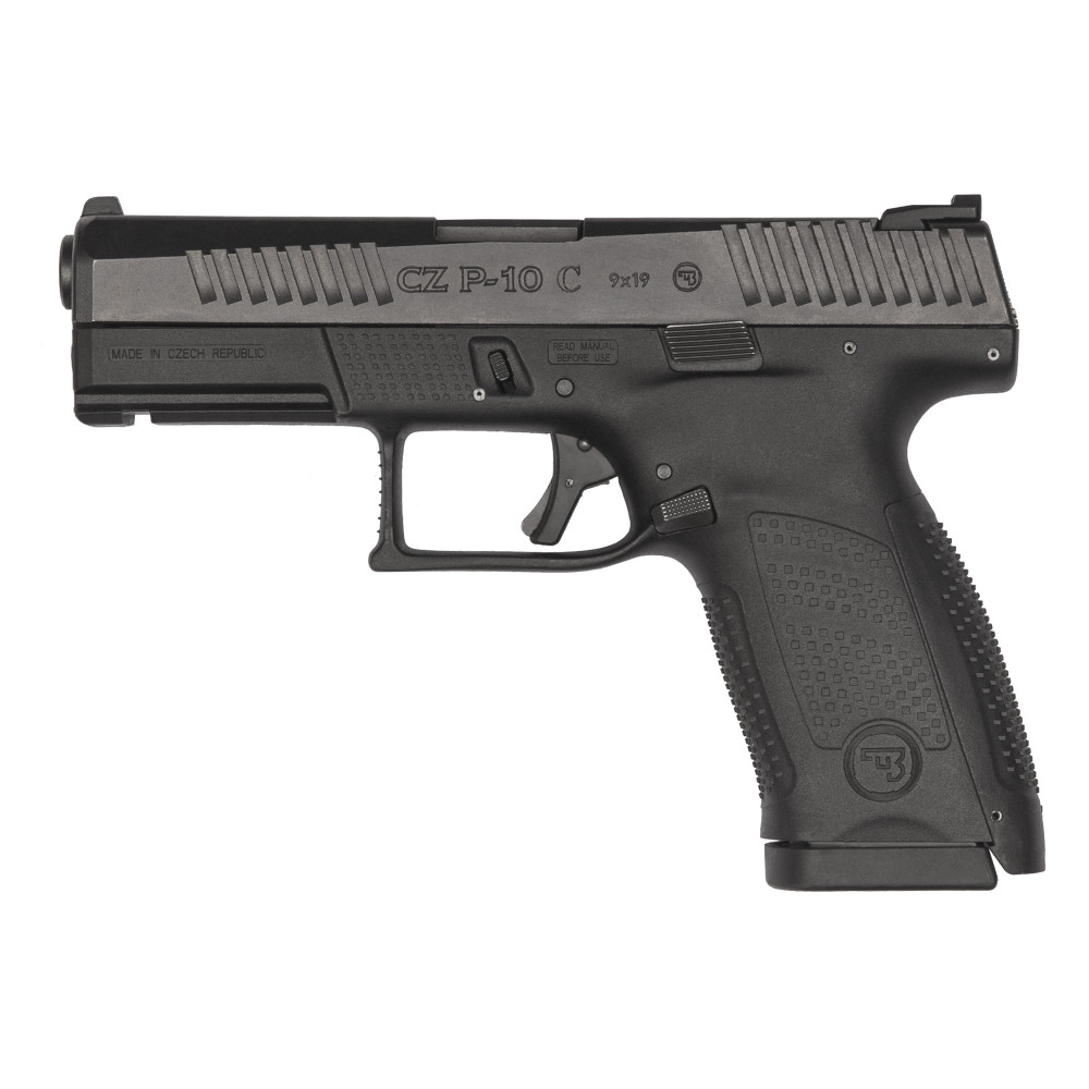 CZ P-10C 9MM 4" BLK 10RD OPTIC READY