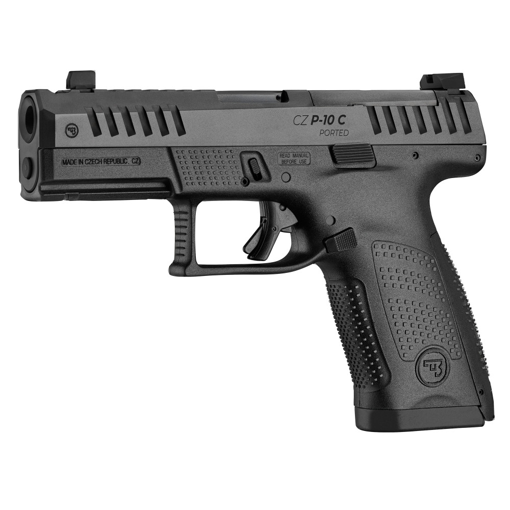 CZ P-10C OR PORTED 9MM 4" 15RD BLK