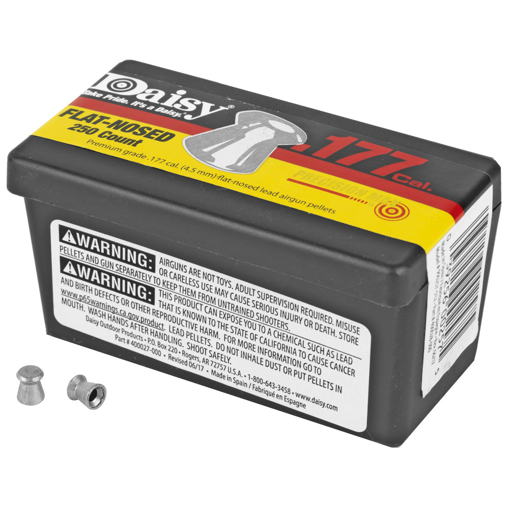 DAISY 177CAL FLAT PELLETS 250 COUNT