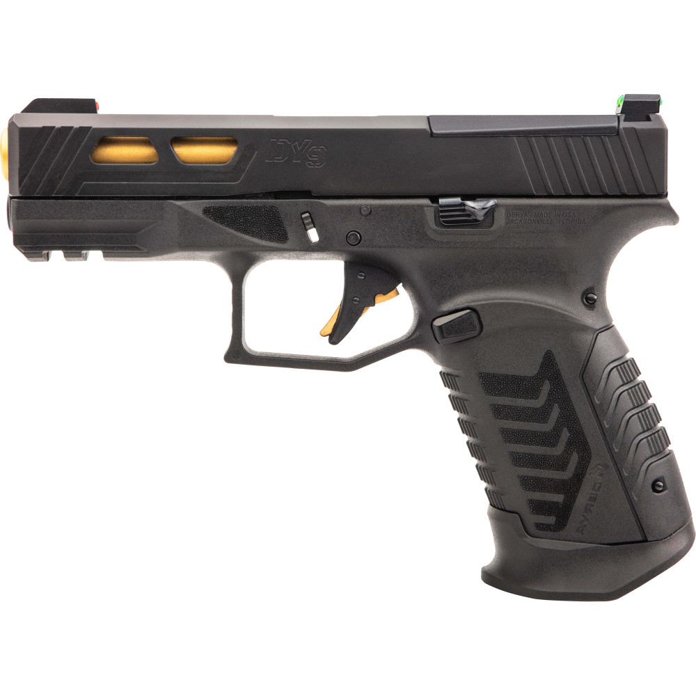 DERYA DY9 9MM 3.86" 15RD BLK/GOLD