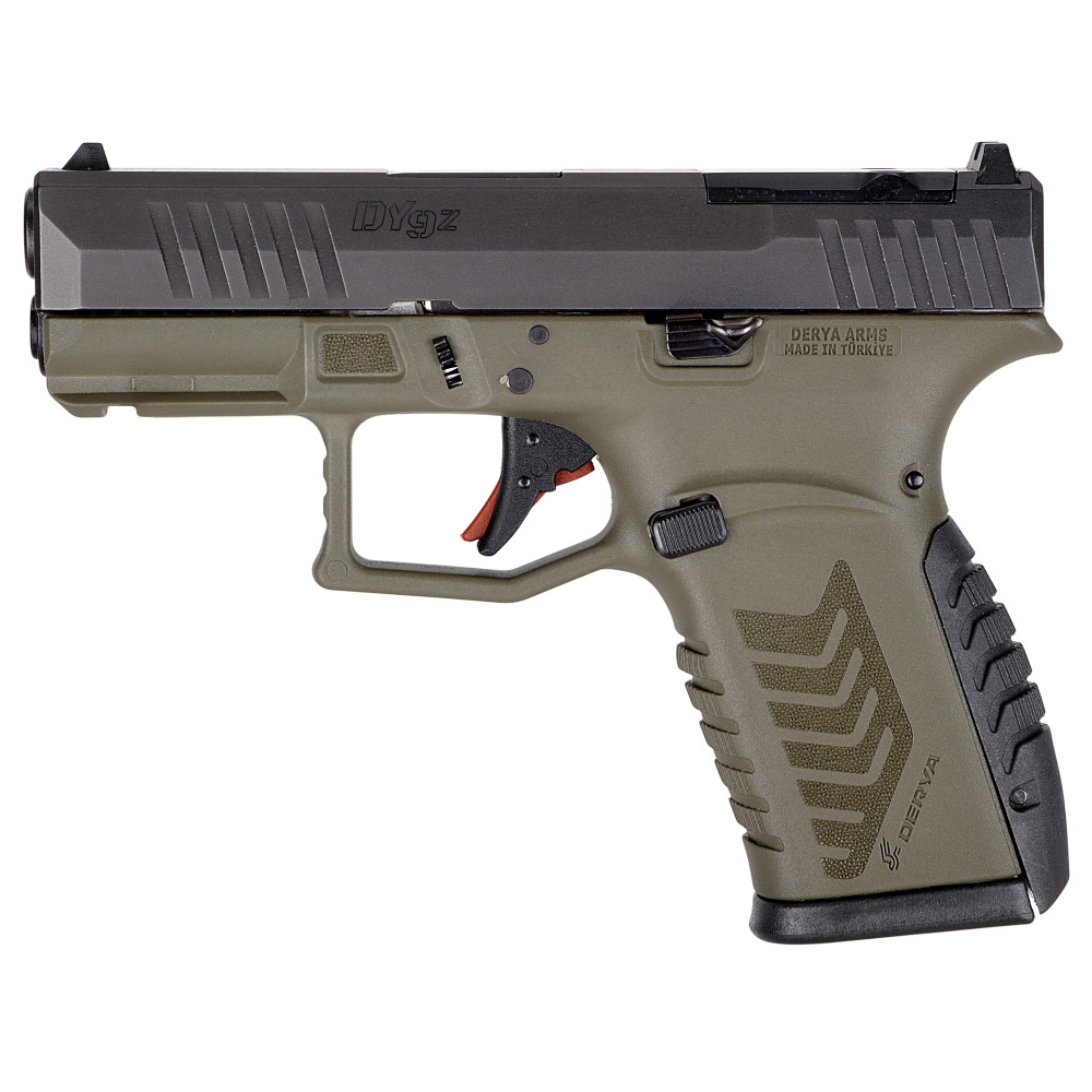 DERYA DY9Z 9MM 3.5" 15RD OR ODG/BLK