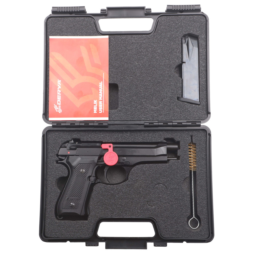 DERYA MELIK 9MM 4.9" 17RD BLK