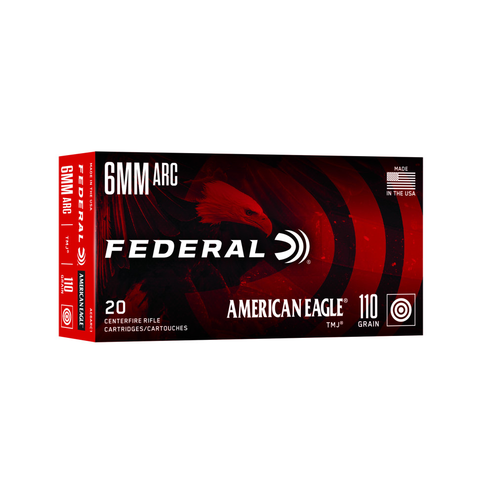 FED AM EAGLE 6MMARC 110GR TMJ 20/200