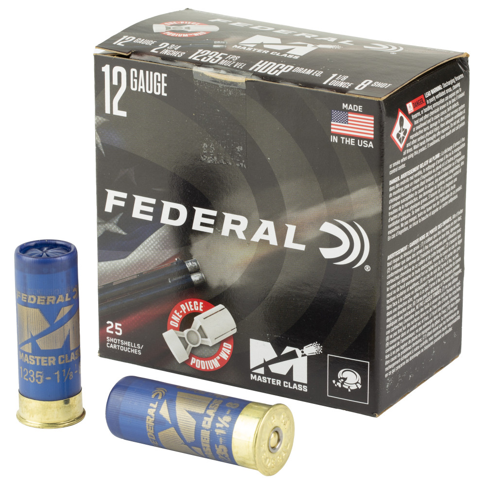 FED MAST CLS 12GA 2.75" 1 1/8OZ #8