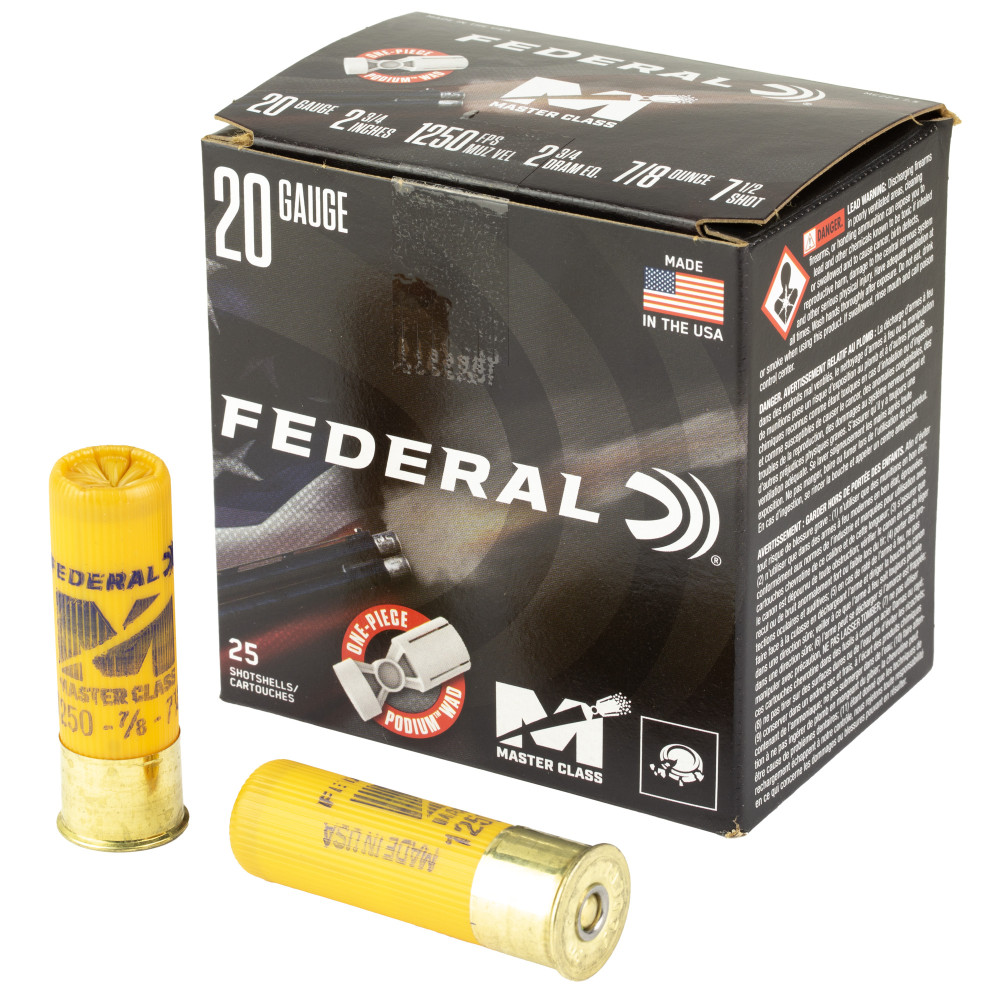 FED MSTR CLASS 20GA 2.75" 7/8OZ #7.5