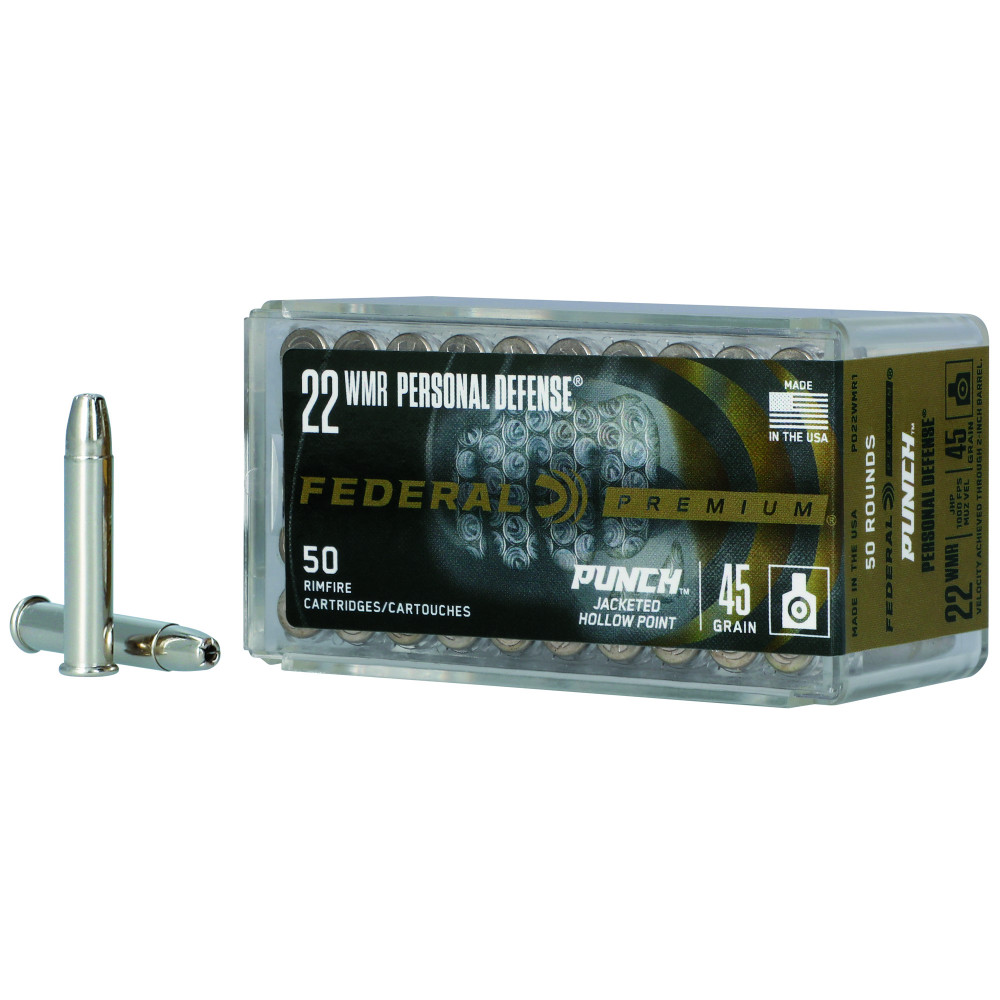 FED PUNCH 22WMR 45GR JHP 50/3000
