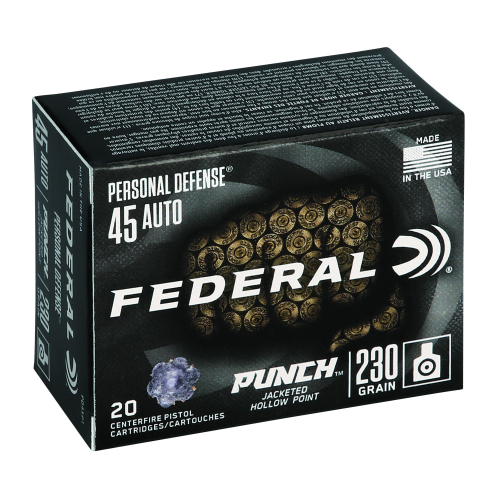 FED PUNCH 45ACP 230GR JHP 20/200