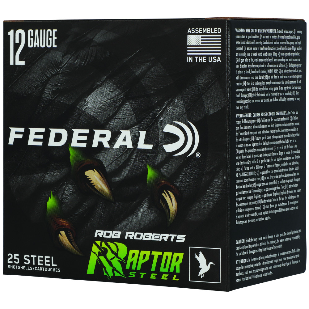 FED RAPTOR STEEL 12GA 3" 1.375OZ #3