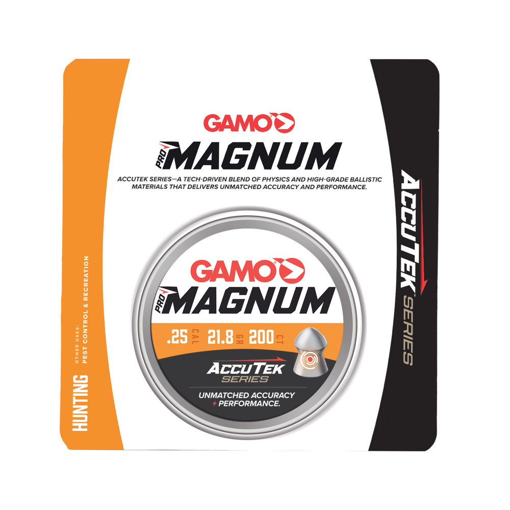 GAMO ACCUTEK PRO MAGNUM 25CAL 200CT
