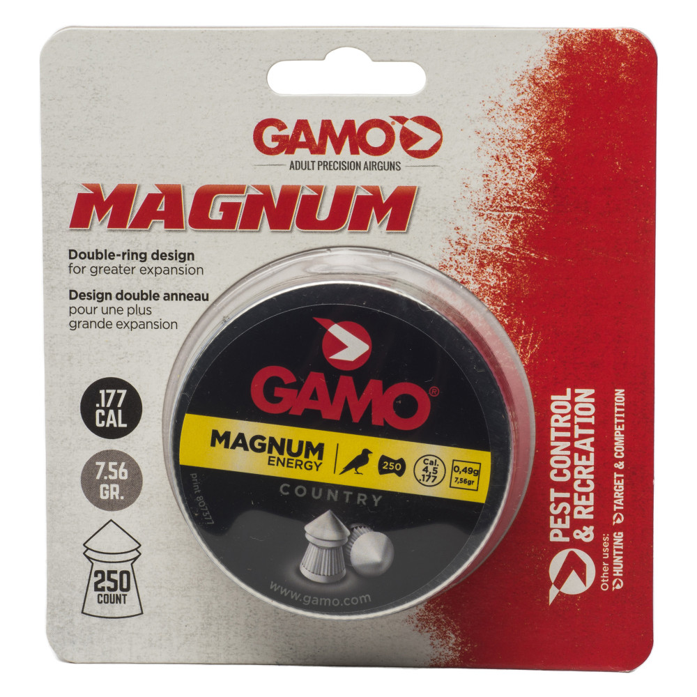 GAMO MAGNUM SPIRE POINT 177CAL 250CT