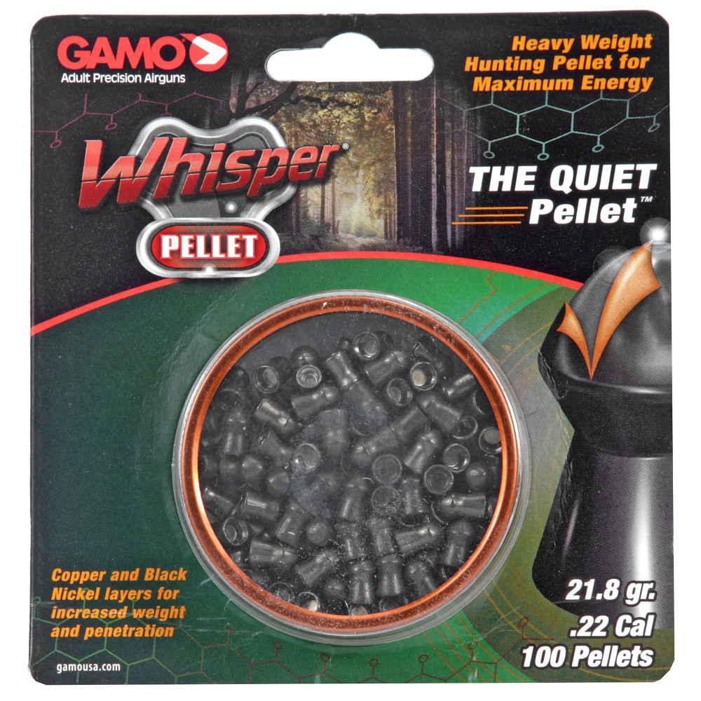 GAMO WHISPER PELLET 22CAL 100CT