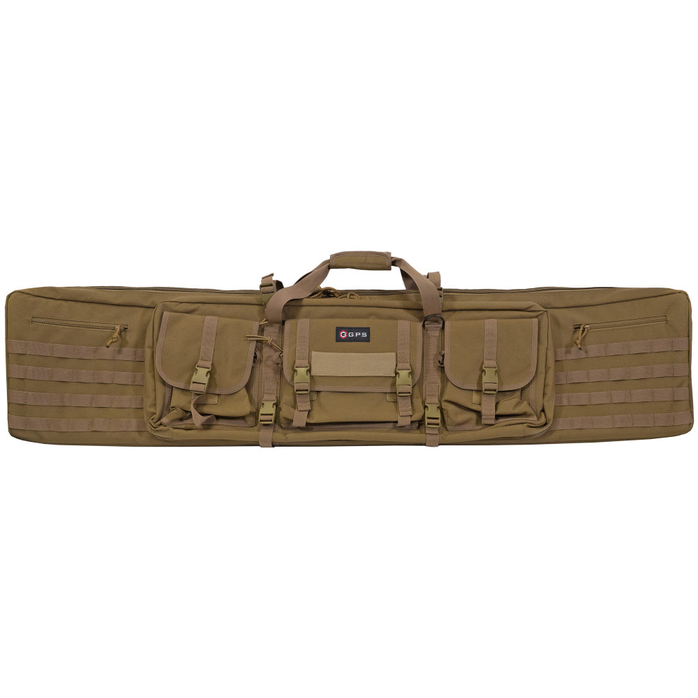 GPS DOUBLE RIFLE CASE 55" FDE