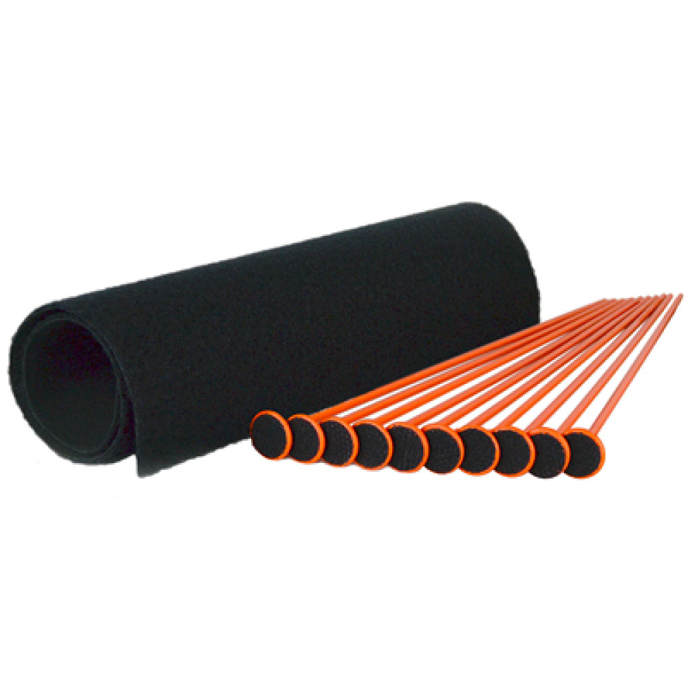 GSS RIFLE ROD 15"X19" 10PK ORANGE