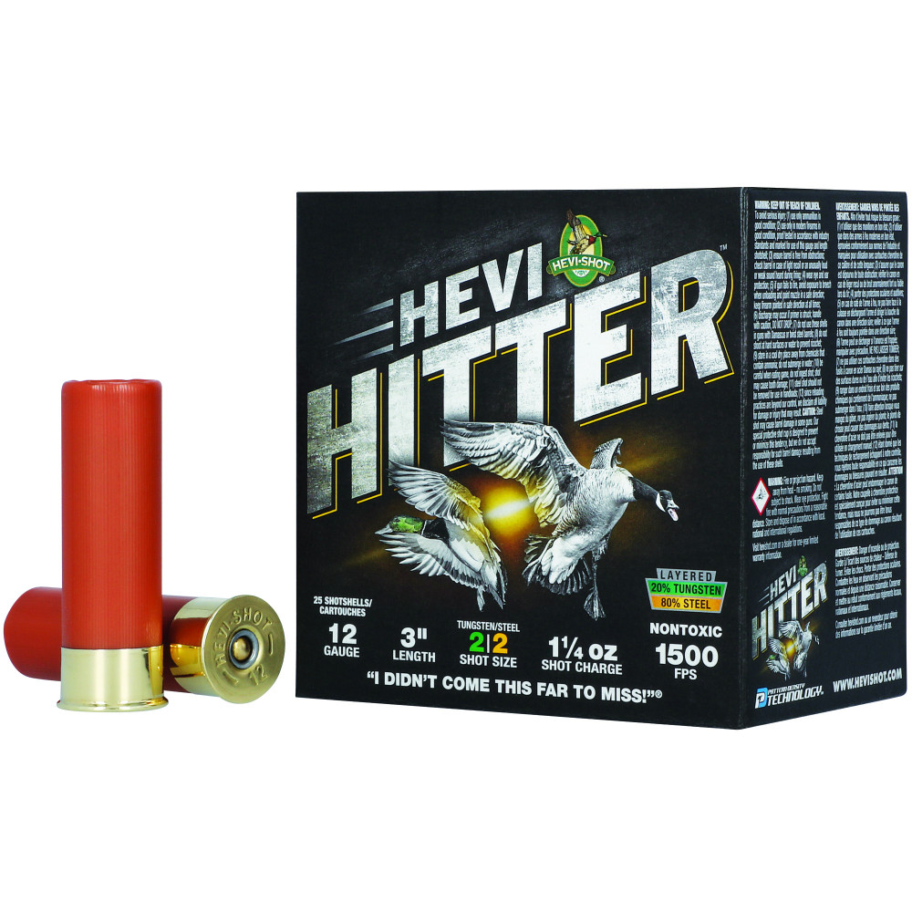 HEVI-HITTER 12GA 3" 1.25OZ #2 TG/STL