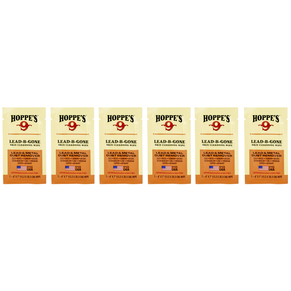 HOPPES LEAD BE GONE WIPE 6 COUNT