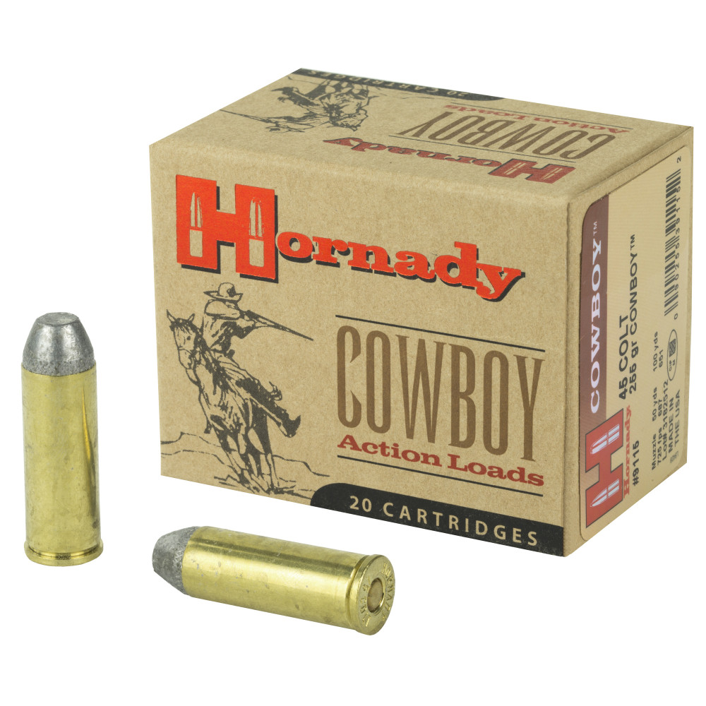 HRNDY CWBY 45 COLT LFN 255GR 20/200
