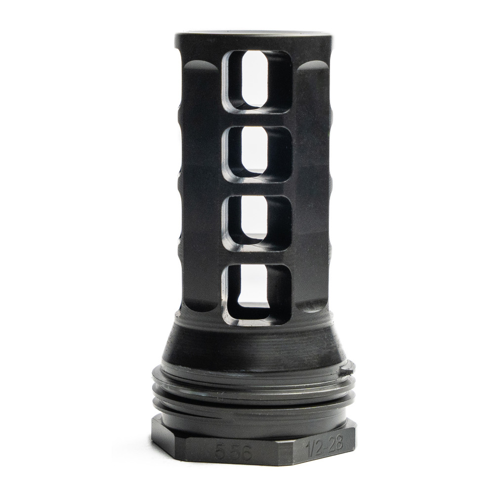 HUX MUZZLE BRAKE QD 338 5/8X24 BLK