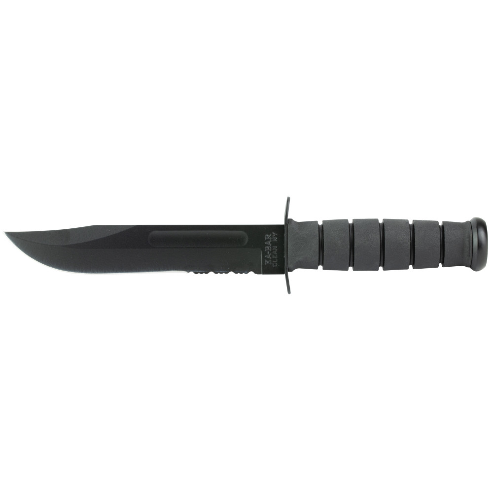 KBAR FIGHTING KNF 7" BLK SRTD W/STH