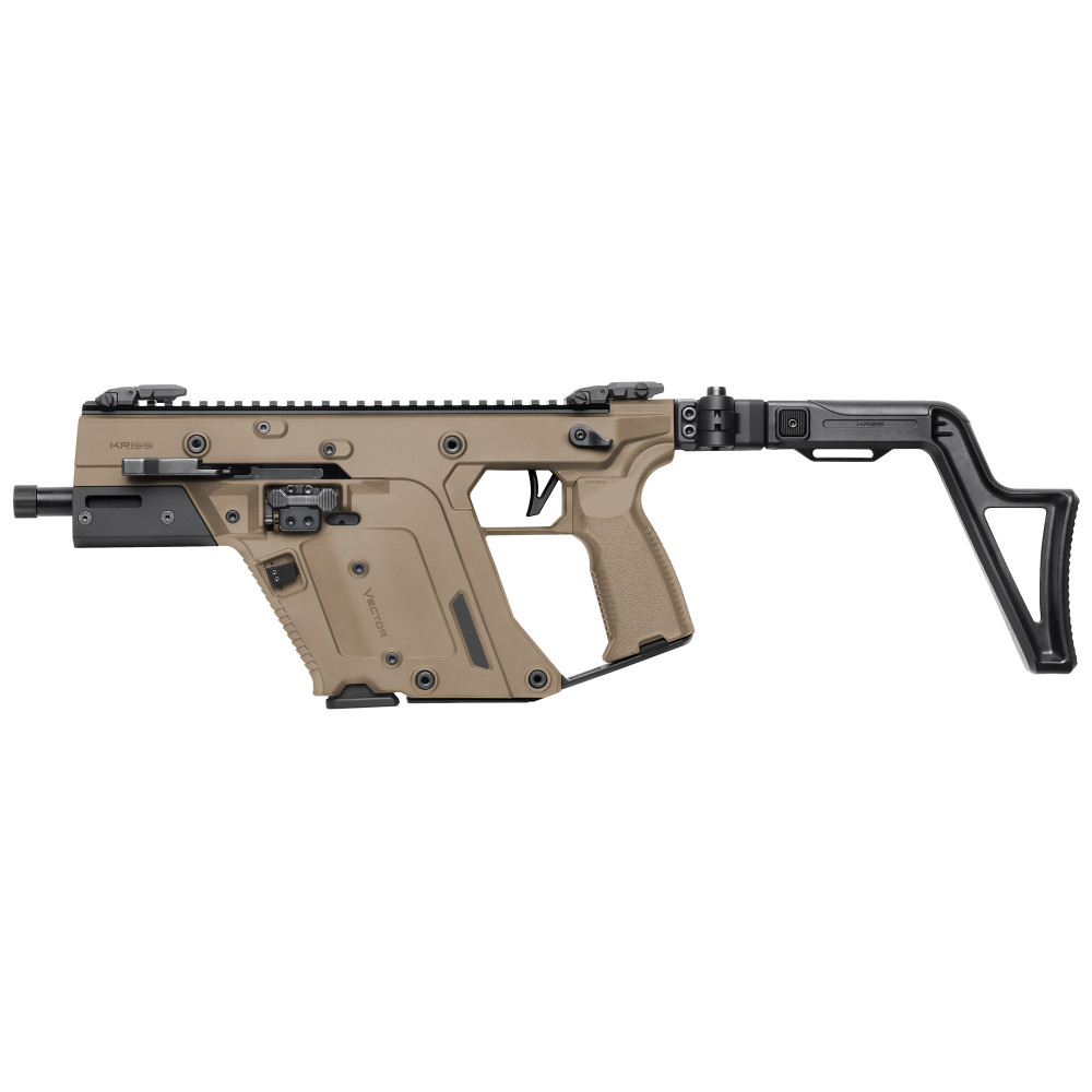 KRISS VCTR SBR G3 45ACP 5.5" 30R FDE