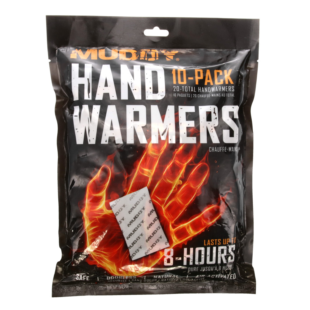 MUDDY DISPOSABLE HAND WARMER 10 PACK