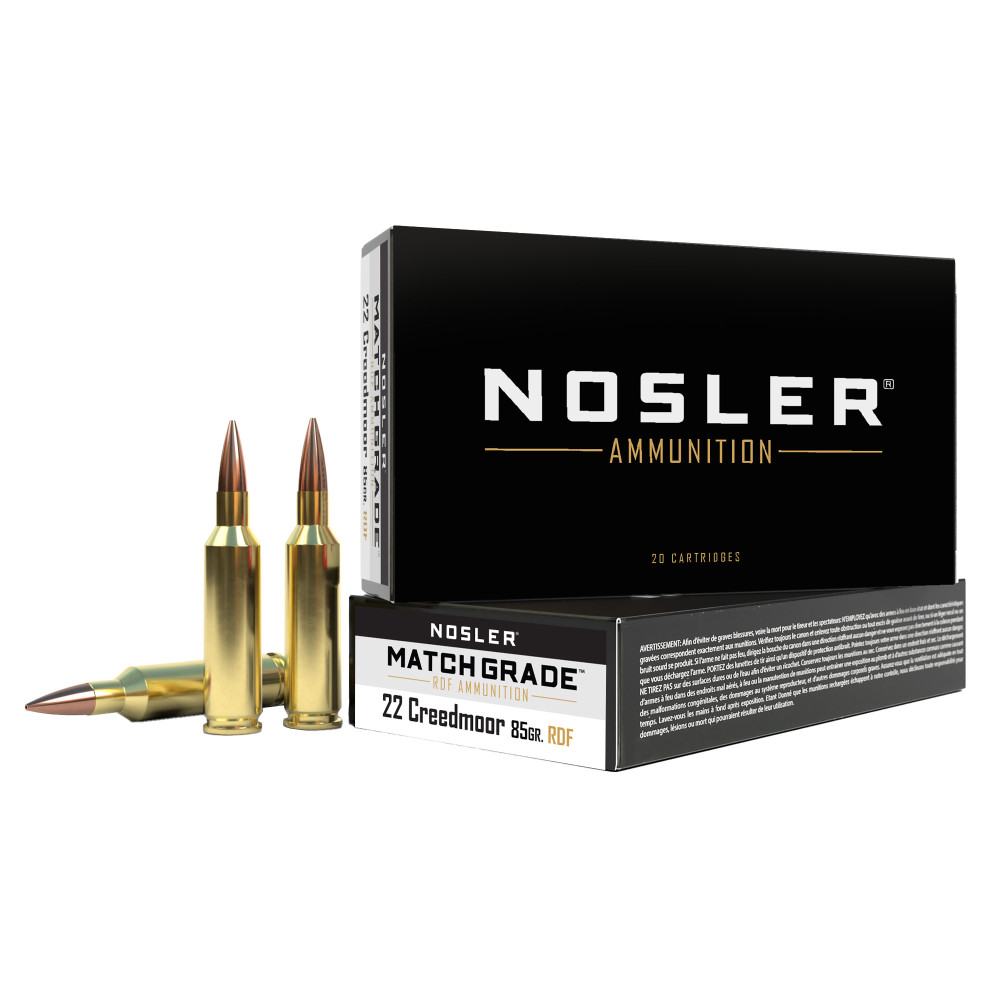NOSLER RDF 22 CREED 85GR HPBT 20/200