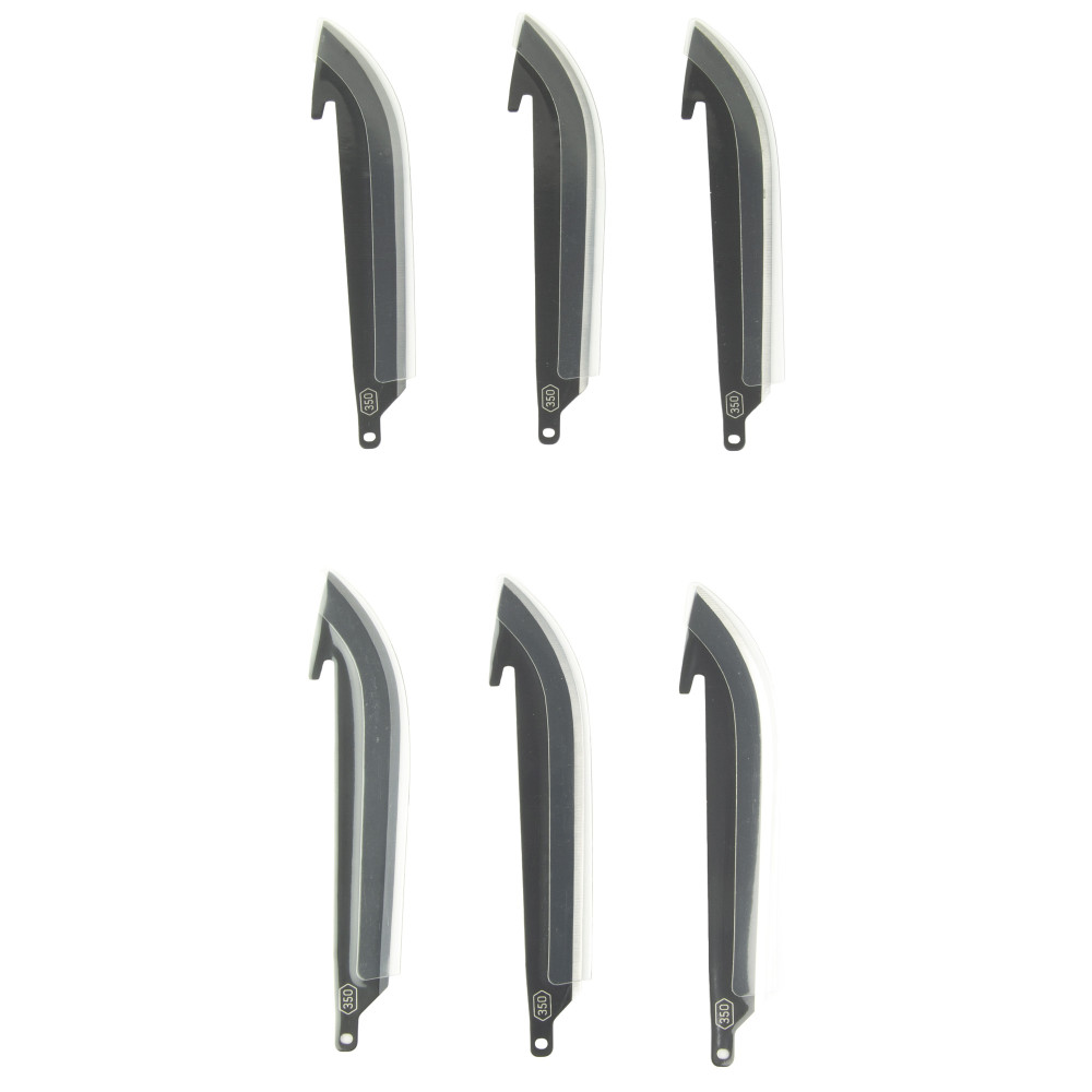 OD EDGE DROP POINT BLADES 5" 6PK BLK