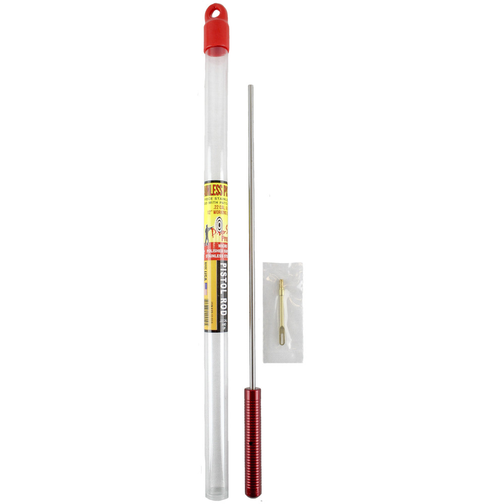 PRO-SHOT 1 PC CLNG ROD 12" .22 & UP