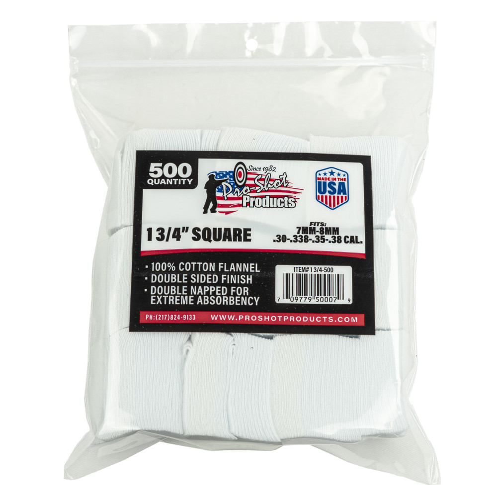 PRO-SHOT PATCH 7MM-38CAL 1 3/4" 500C