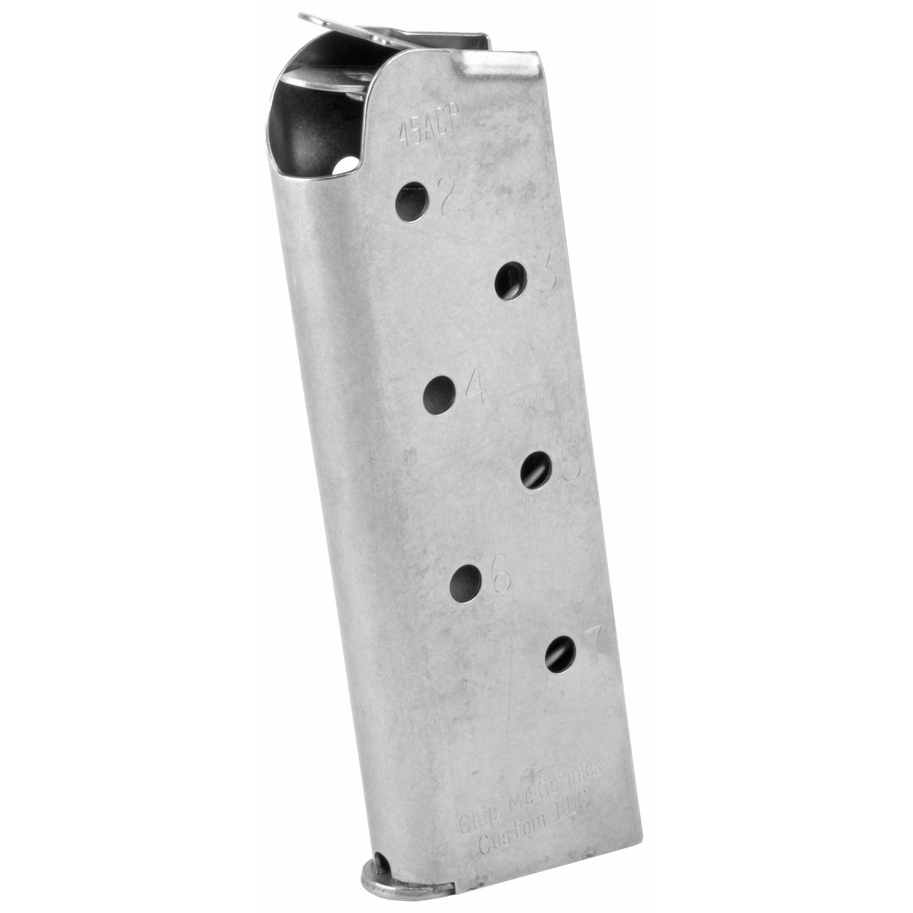 CMC 7-Round 45ACP Officer Size Stainless Steel Magazine