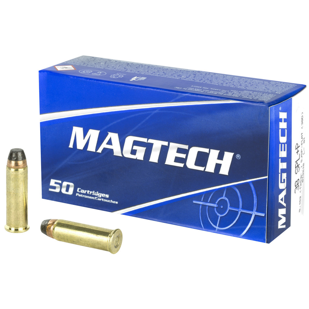 Magtech 38 SPL+P 125gr SJSP Flat Point 50/