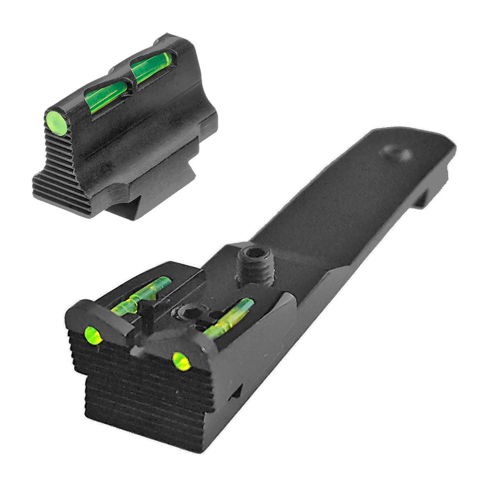 Hi-Viz Adjustable Rear Sight with Fixed Front Sight for Henry H009