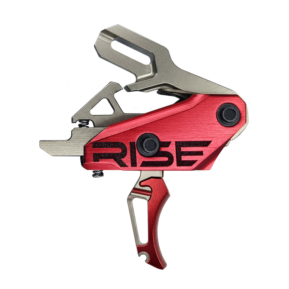 Rise Armament Rev 535 Silvr/Red Crvd/Flt Blks