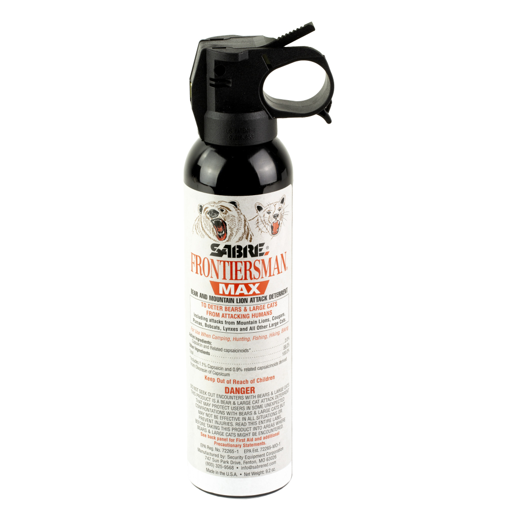 SABRE 9.2OZ BEAR/MNT LION SPRAY BLK