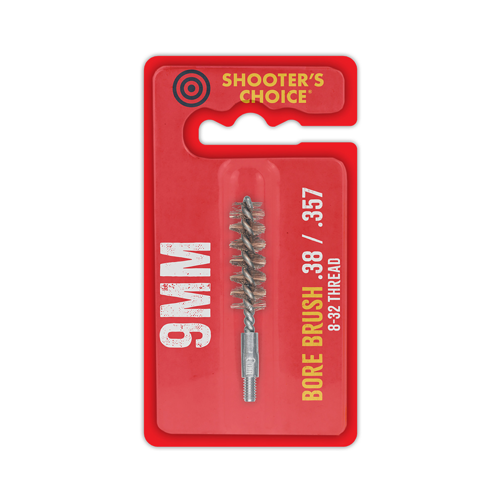 SHOOTERS CHOICE 9MM BORE BRUSH 2"