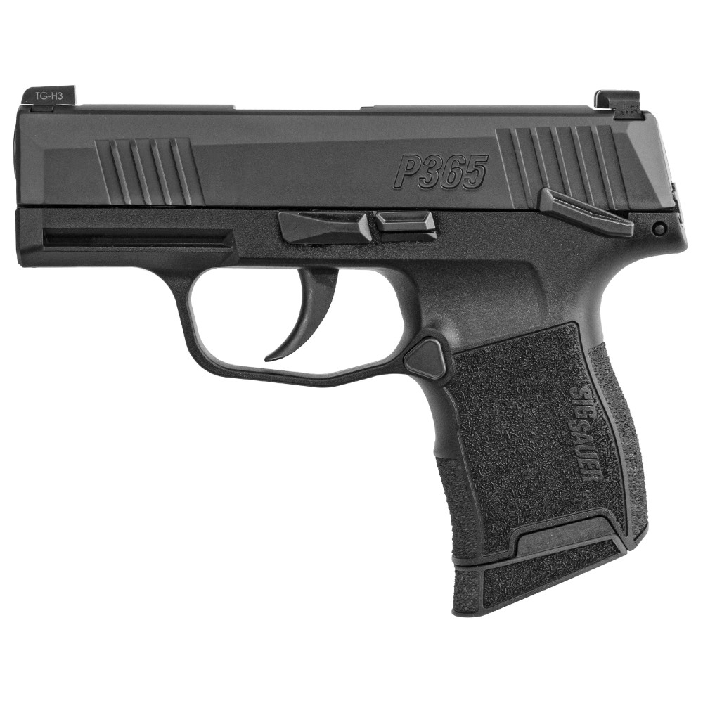 Sig P365 MS 380ACP 3.1" 10RD Black Non-Striker