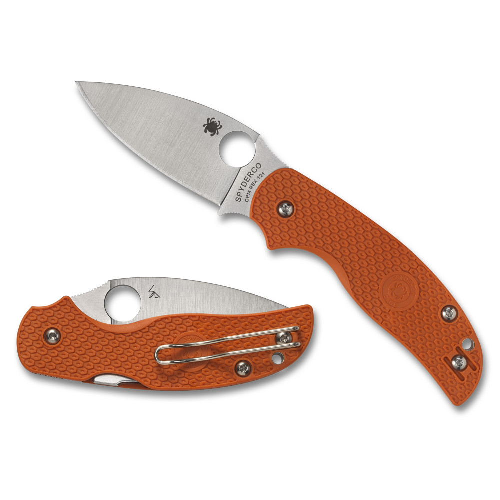 Spyderco Sage 5 Burnt LTWT 3" Org