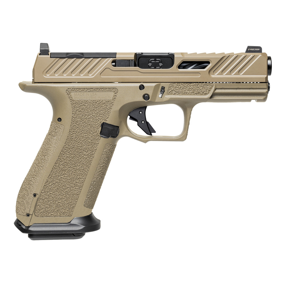 Shadow Systems XR920 ELTE 9MM FDE 4" Black Barrel