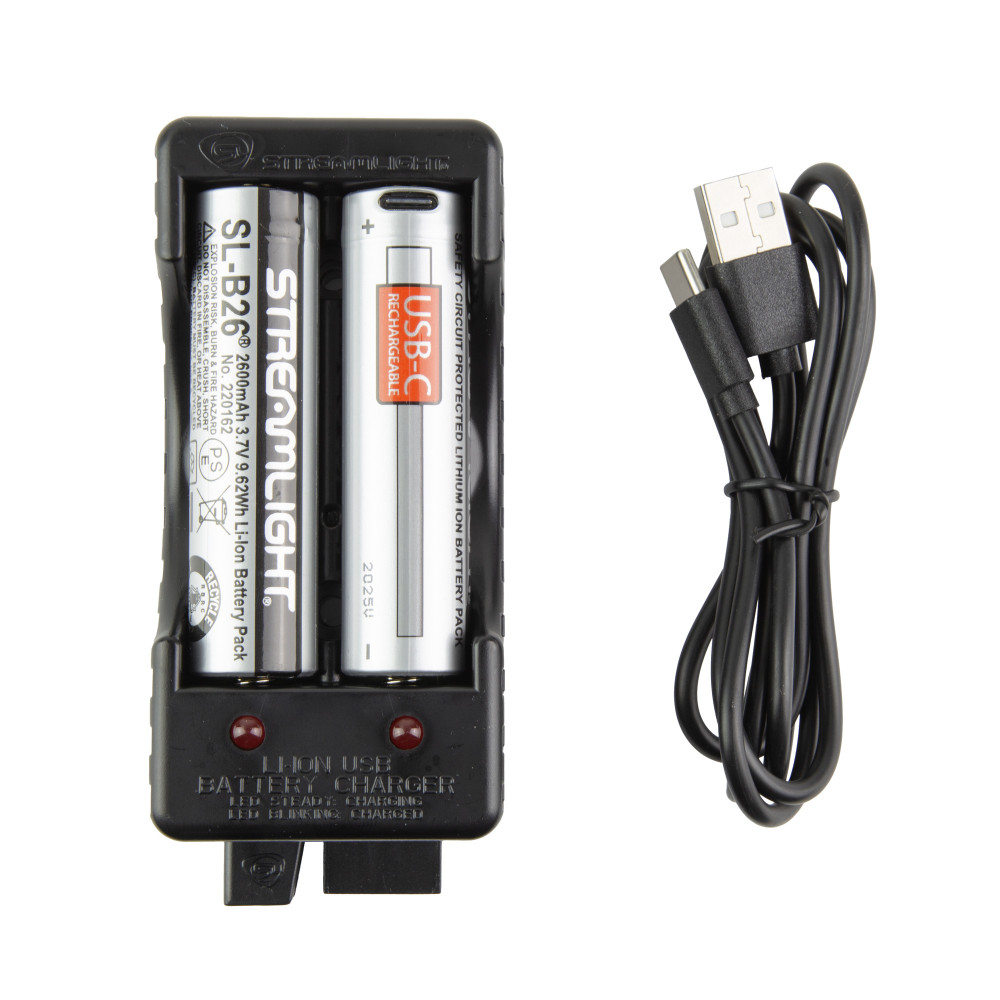 Streamlight SL-BL26 Charging Kit & 2 Batteries