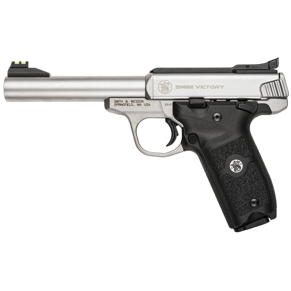 Smith & Wesson Victory 22LR 5.5" 10RD STS AFOS
