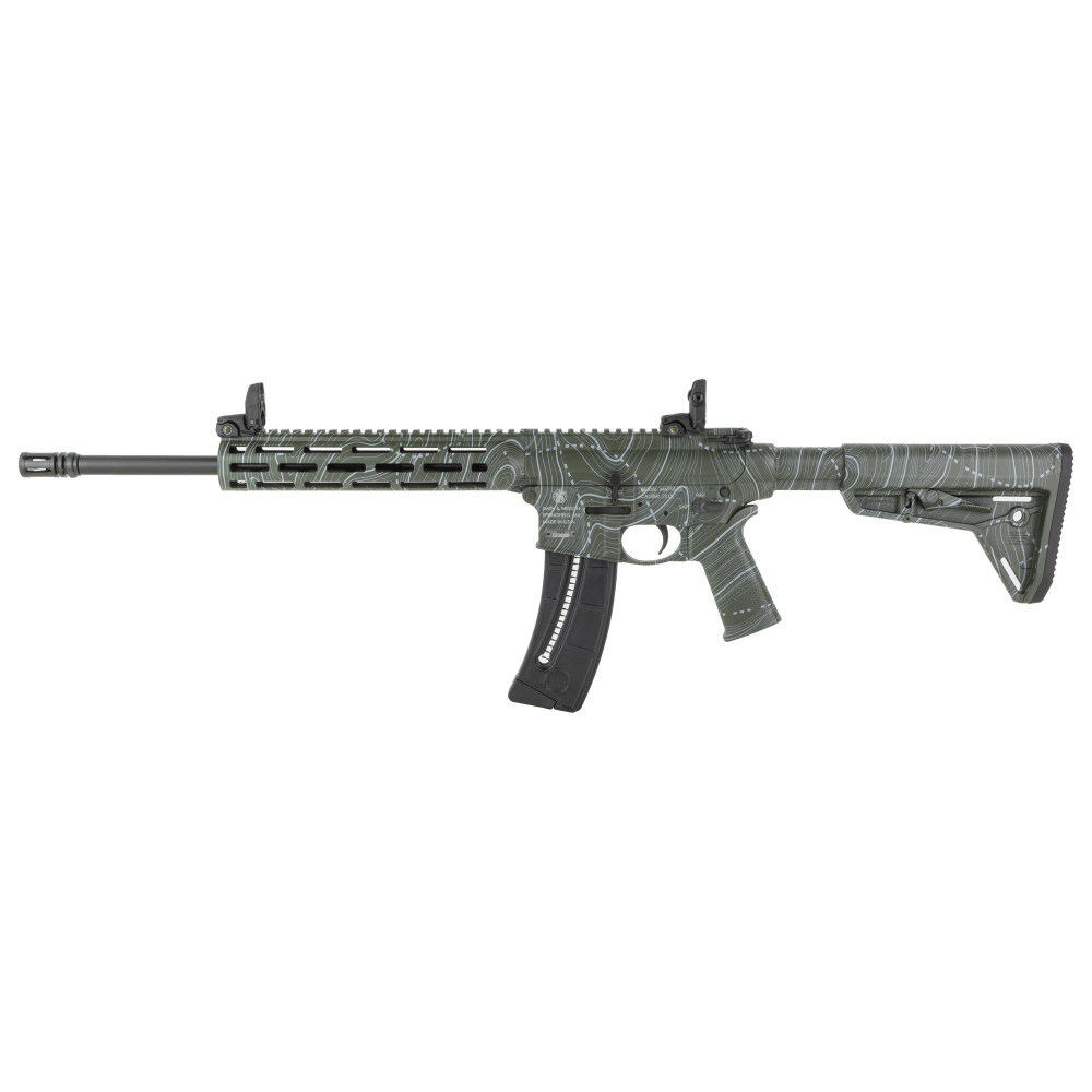 Smith & Wesson M&P15-22 Sport 22LR 16.5" 25-Round OD Green/ Tactical Pink Outdoorsman