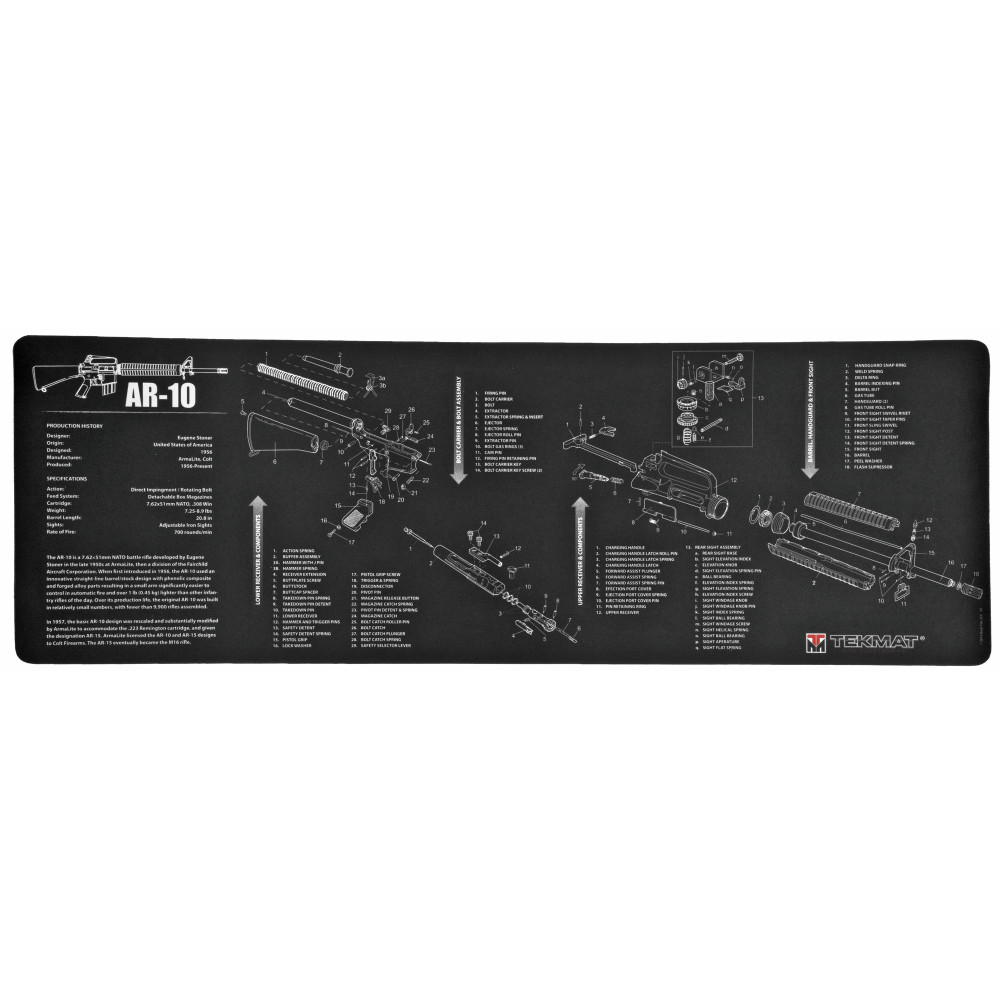 TekMat Rifle Mat AR-10 Black