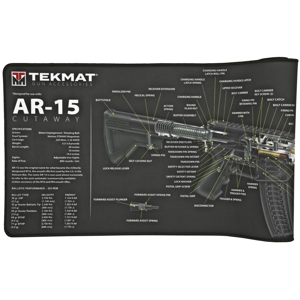 TekMat Ultra Cutaway Rifle Mat AR15