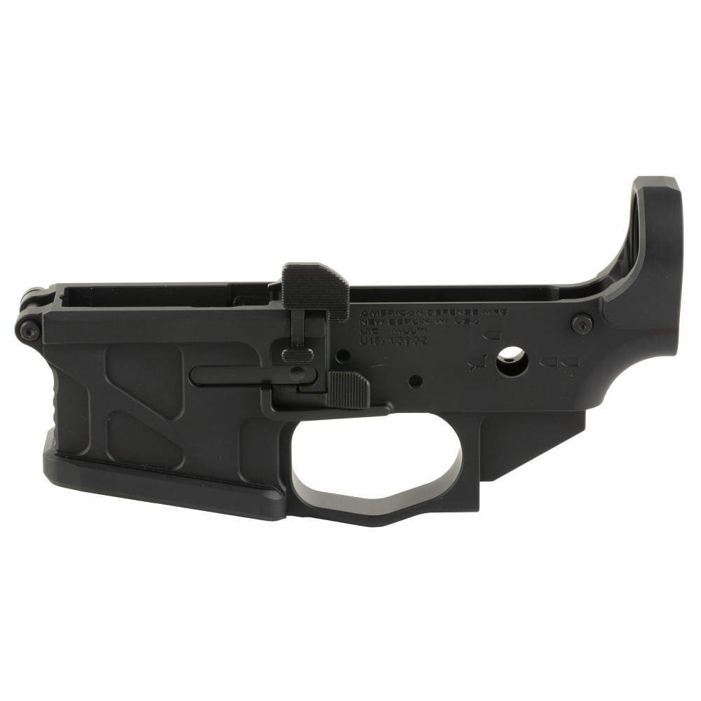 American Defense Mfg. UIC Strpped Lower Receiver Black